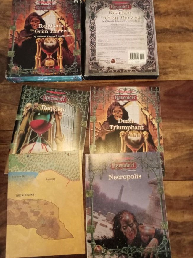 Ravenloft Requiem: The Grim Harvest Box Set TSR 1146 AD&D 1996