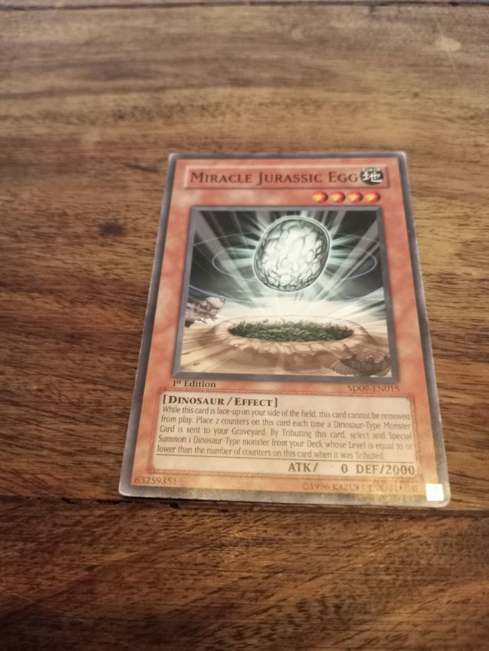 Yu-Gi-Oh! Miracle Jurassic Egg SD09