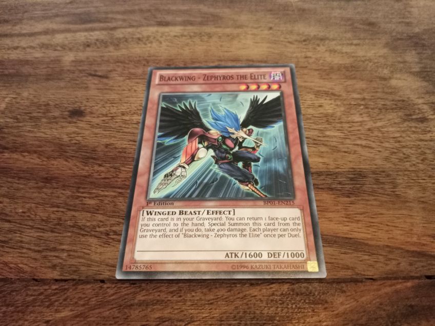 Yu-Gi-Oh! Blackwing - Zephyros The Elite BP01-EN215