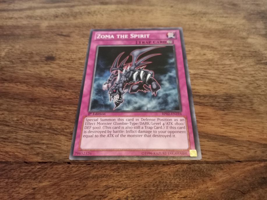 yugioh spirit cards Yu-Gi-Oh! Zoma the Spirit BP02-EN194 – AllRoleplaying.com