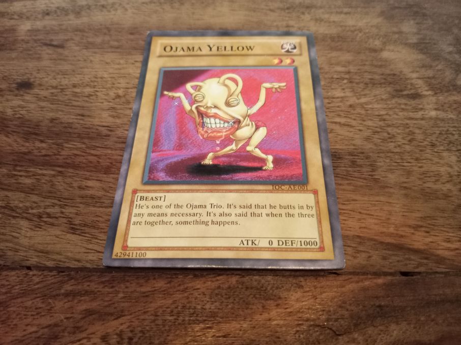 ojama cards yugioh Yu-Gi-Oh! Ojama Yellow IOC-001 – AllRoleplaying.com