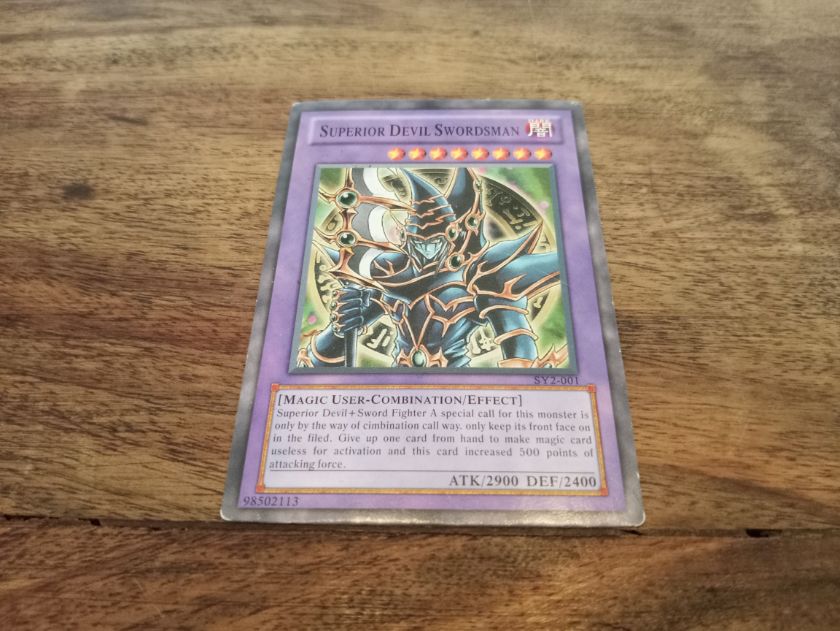 Yu-Gi-Oh! Superior Devil Swordsman SY2-001