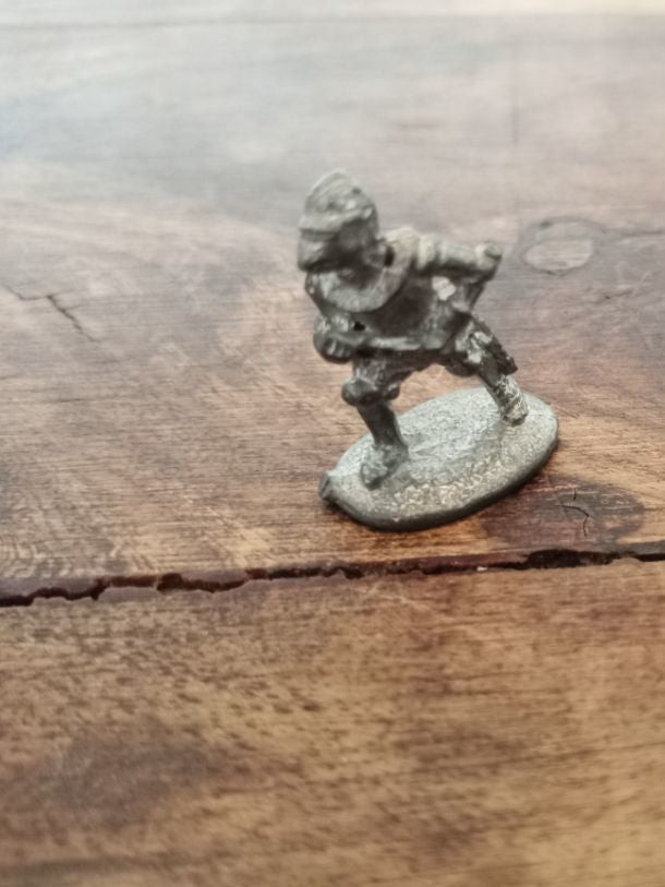 Knight in Plate Armour Metal Miniature