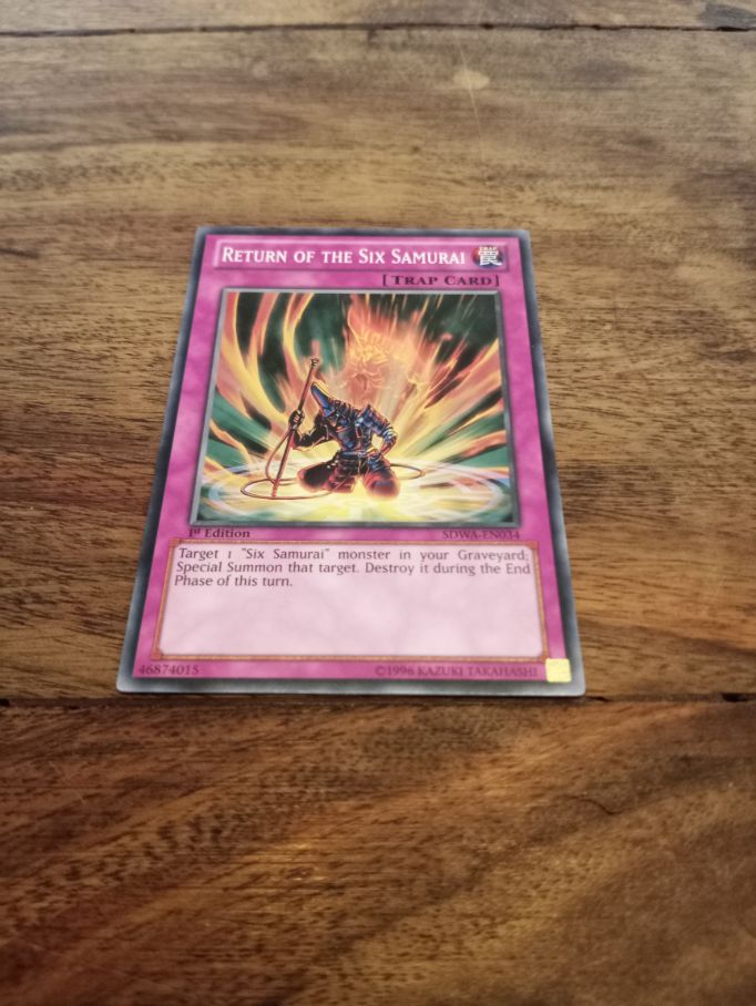 Yu-Gi-Oh! Return Of The Six Samurai SDWA-EN034
