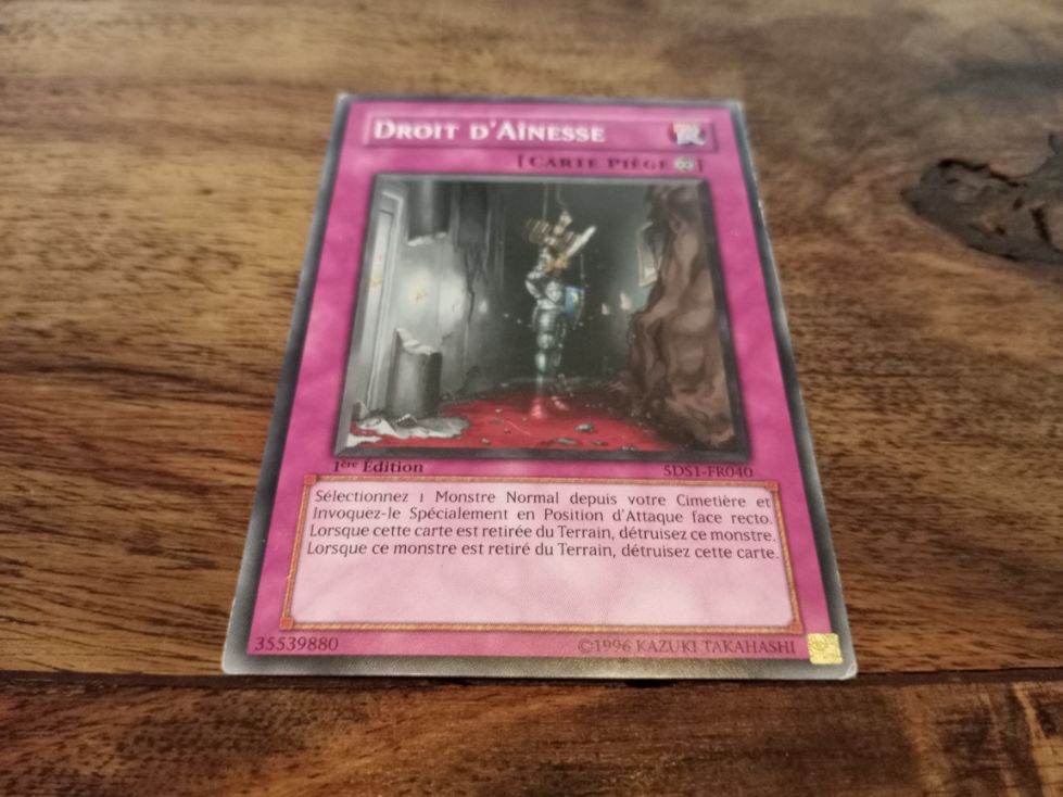 Yu-Gi-Oh! Droit d'Ainsse Card 5DS1-FR040