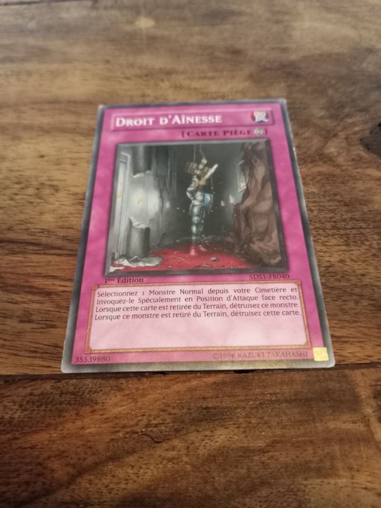 Yu-Gi-Oh! Droit d'Ainsse Card 5DS1-FR040