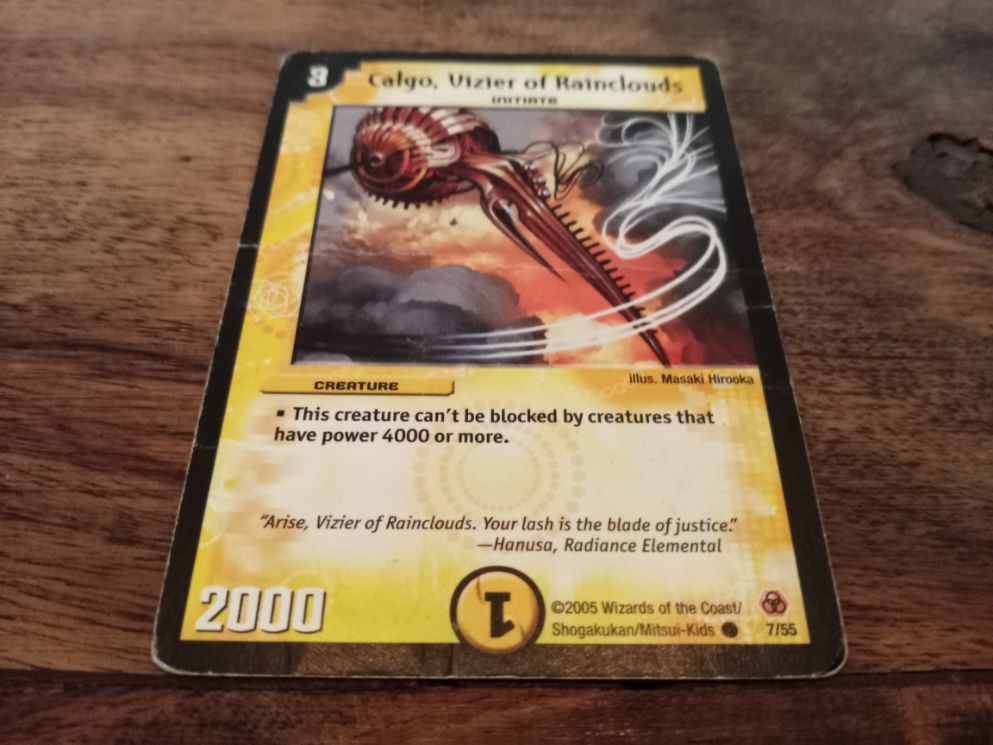 Duel Masters Calgo, Vizier of Raincloud