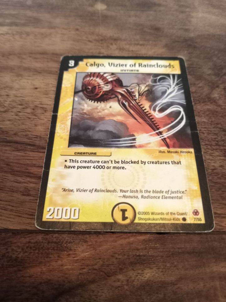 Duel Masters Calgo, Vizier of Raincloud