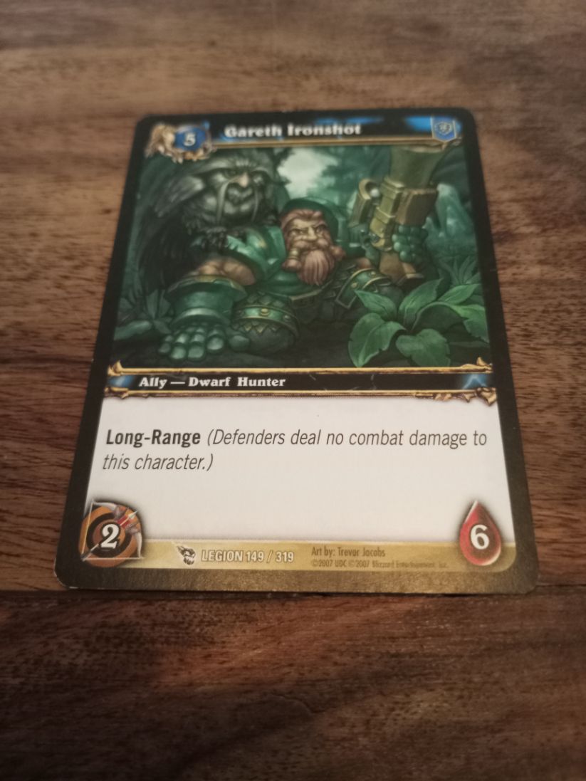 World of Warcraft Gareth Ironshot Outland Trading Card