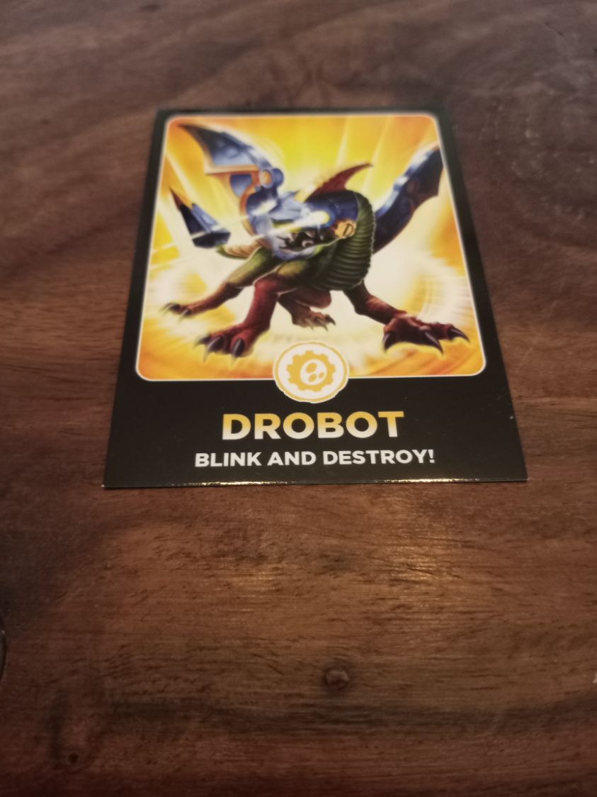 Skylanders Drobot 15 Topps Trading Cards