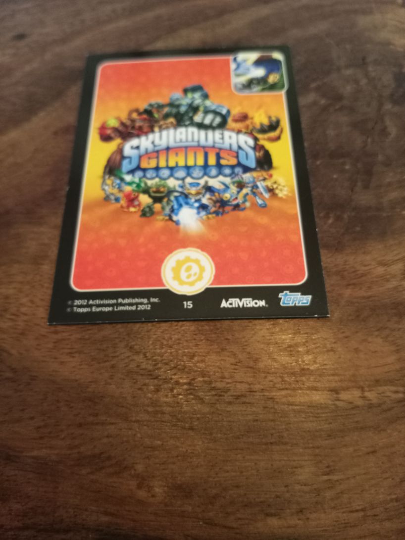 Skylanders Drobot 15 Topps Trading Cards