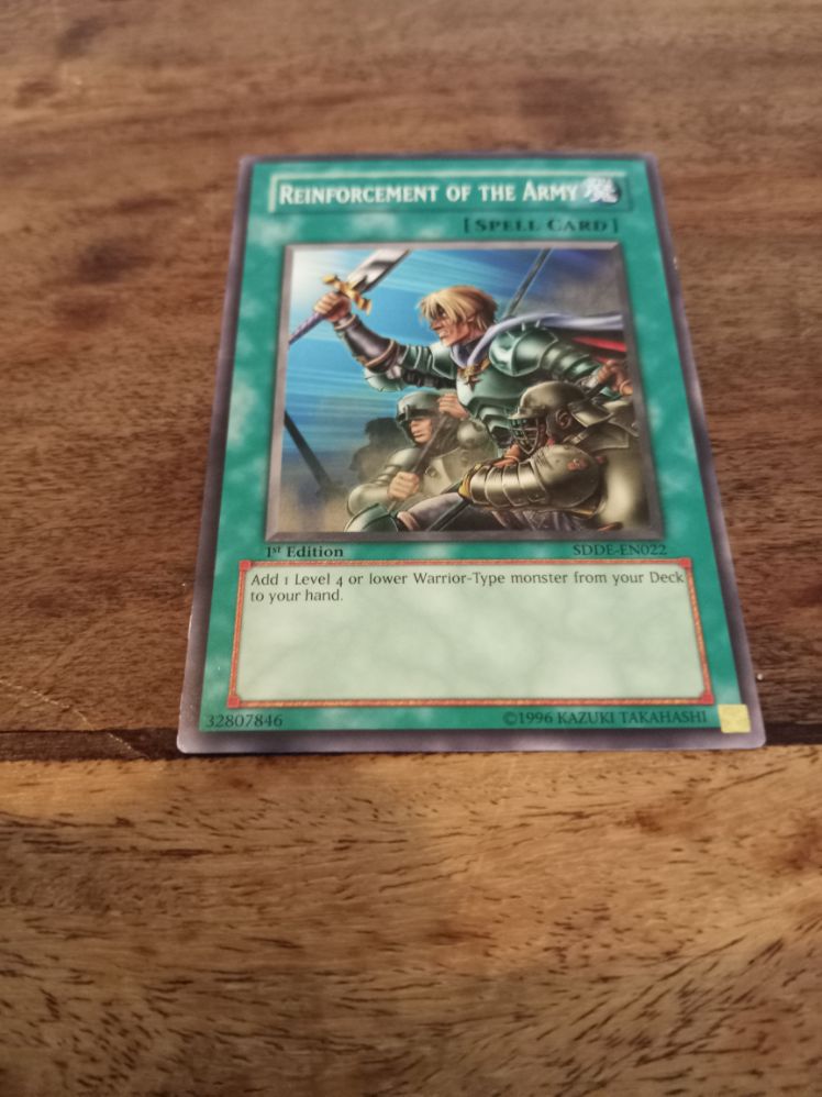 Yu-Gi-Oh! Reinforcement of the Army SDDE-EN022