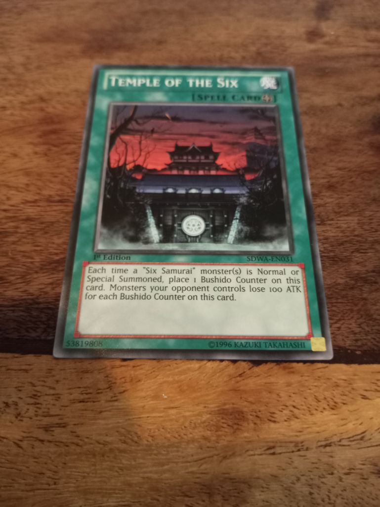 Yu-Gi-Oh! Temple of the Six SDWA-EN031