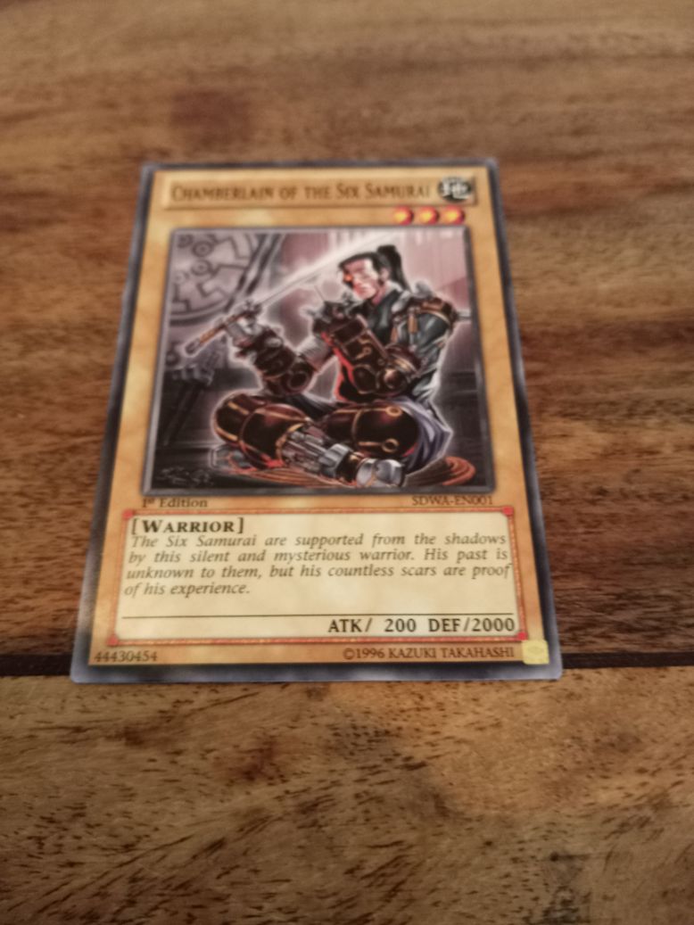 Yu-Gi-Oh! Chamberlain Of The Six Samurai SDWA-EN001