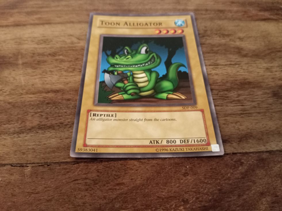 Yu-Gi-Oh! Toon Alligator SDP-009 AllRoleplaying.com Yu-Gi-Oh! Toon Alligator SDP-009 AllRoleplaying.com