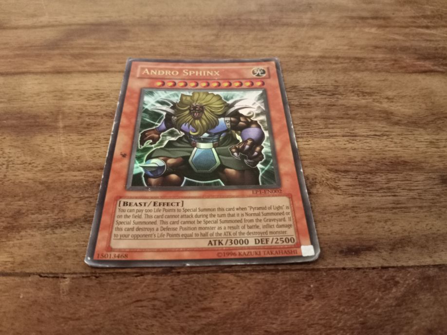 andro sphinx yugioh card Yu-Gi-Oh! Andro Sphinx Holo EPI-EN002 – AllRoleplaying.com