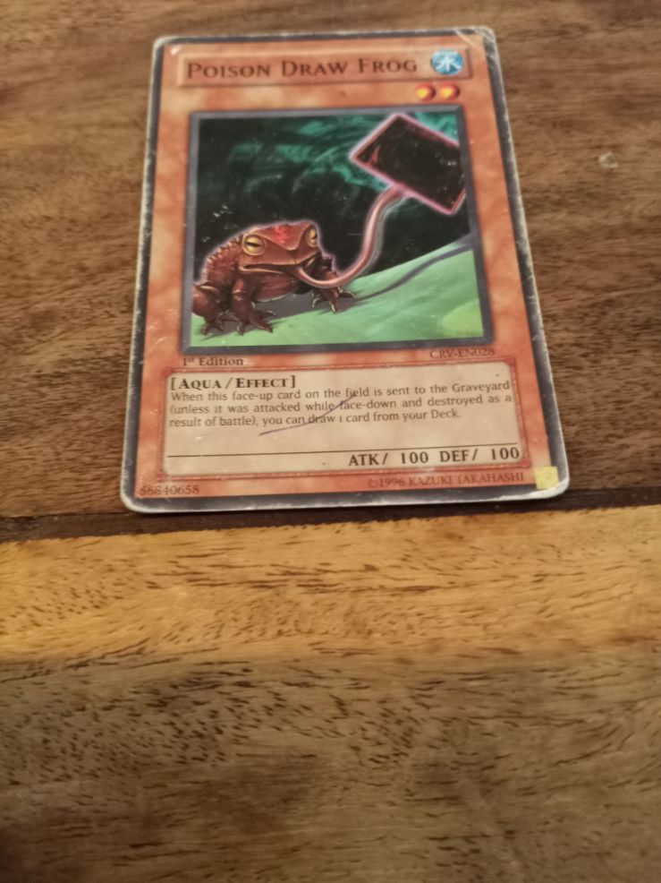 Yu-Gi-Oh! Poison Draw Frog CRV-EN028