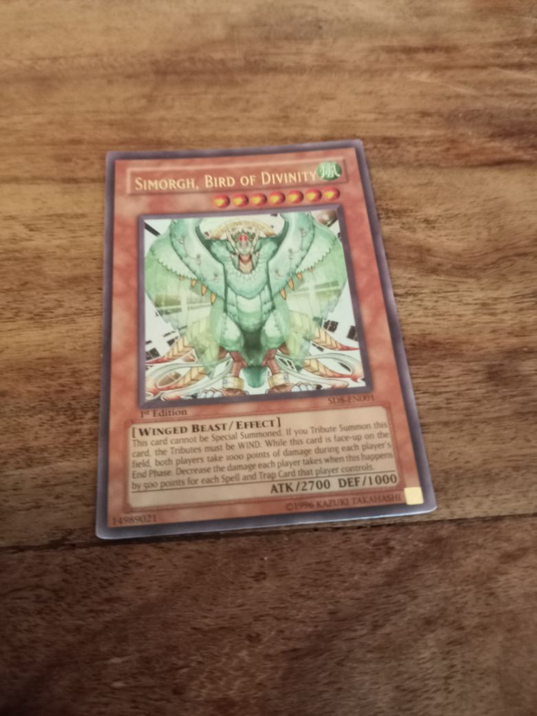 Yu-Gi-Oh! Simorgh, Bird of Divinity SD8-EN001