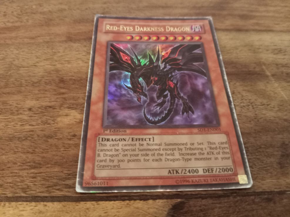 Yu-Gi-Oh! Red-Eyes Darkness Dragon SD1-EN001 AllRoleplaying.com Yu-Gi-Oh! Red-Eyes Darkness Dragon SD1-EN001 AllRoleplaying.com