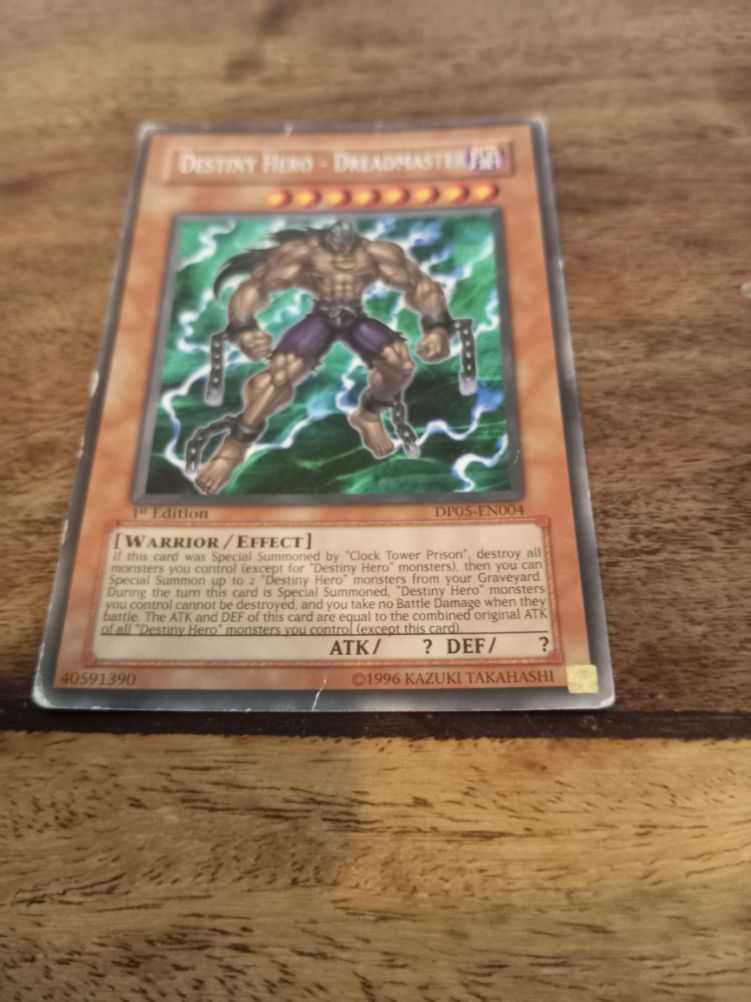 Yu-Gi-Oh! Destiny Hero - Dreadmaster DP05-EN004