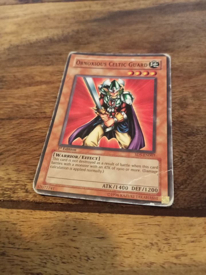Yu-Gi-Oh! Obnoxious Celtic Guard SD5-EN007