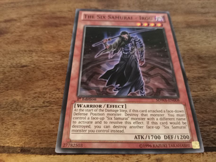Yu-Gi-Oh! The Six Samurai - Irou SDWA-EN008