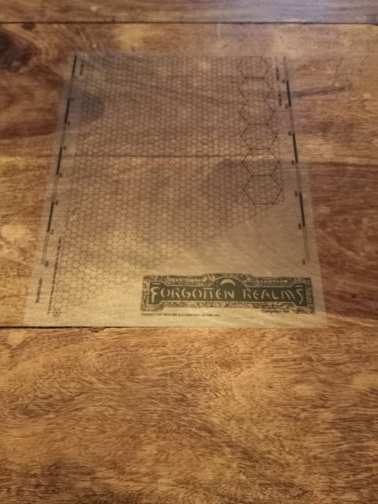 Forgotten Realms Hex overlays - Campaign Set Box TSR 1987