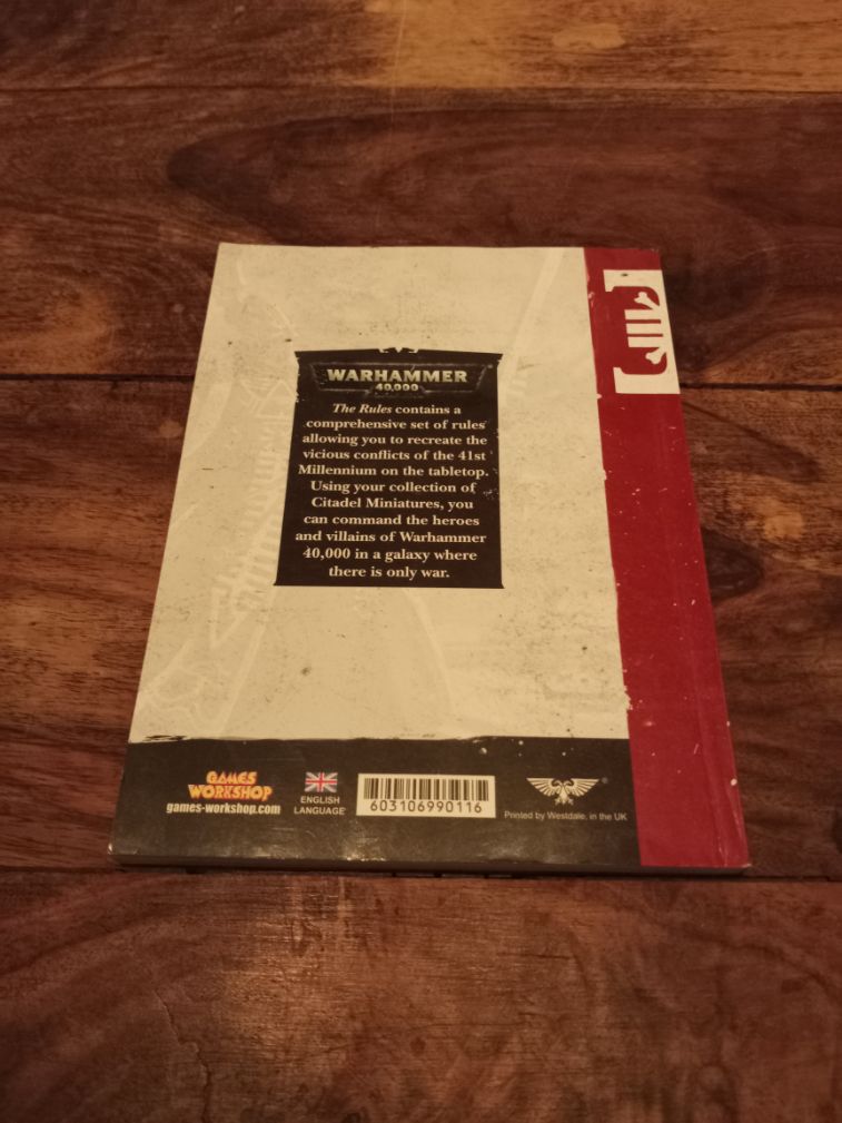 Warhammer 40,000 The Rules Mini Games Workshop 2014