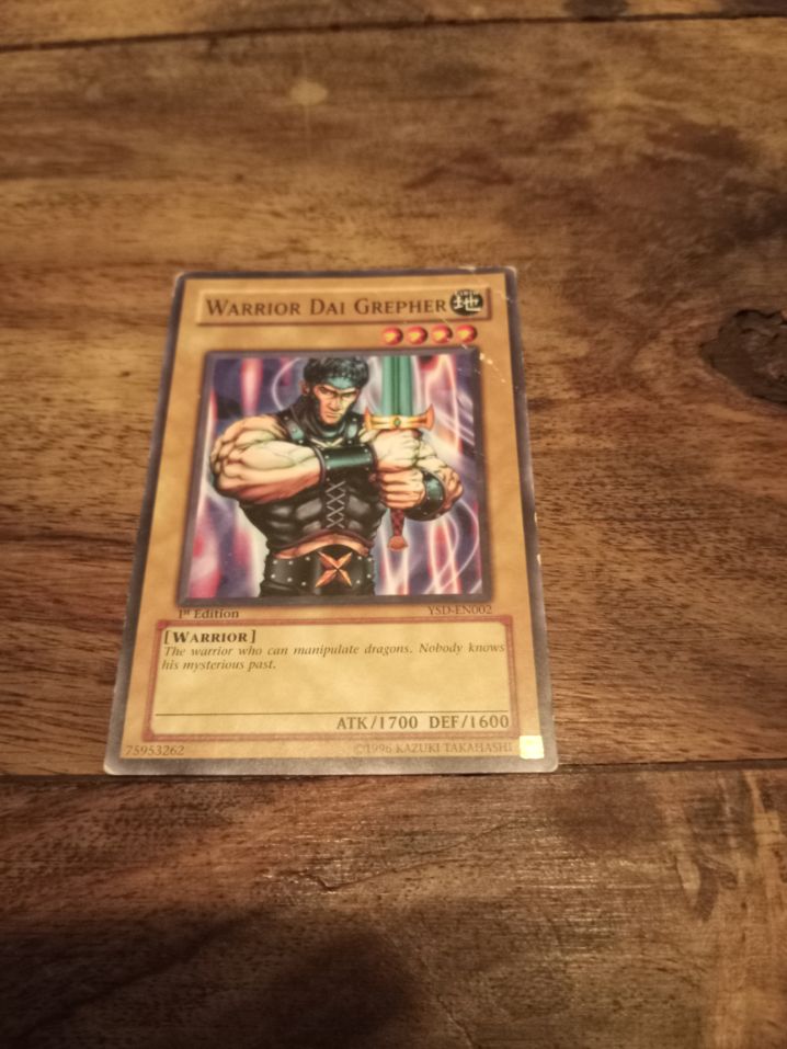 Yu-Gi-Oh! Warrior Dai Grepher YSD-EN002