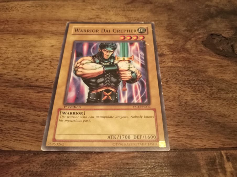 Yu-Gi-Oh! Warrior Dai Grepher YSD-EN002