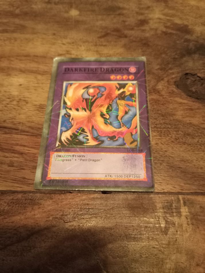 Yu-Gi-Oh! Darkfire Dragon Holo LOB-019