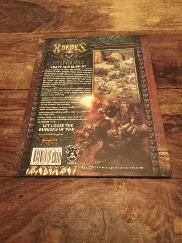 Forces of Hordes Minions Primal Mark II Warmachine Privateer Press 2011