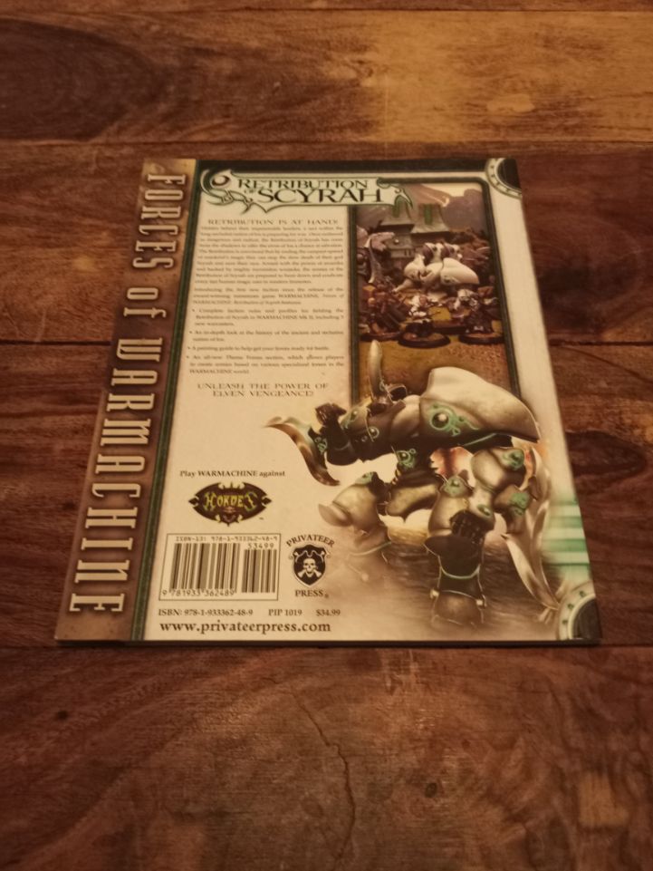 Forces of Warmachine Retribution of Scyrah Privateer Press 2009