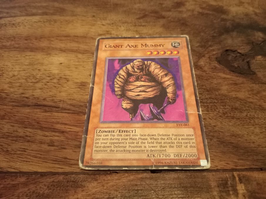 Yu-Gi-Oh! Giant Axe Mummy SYE-061