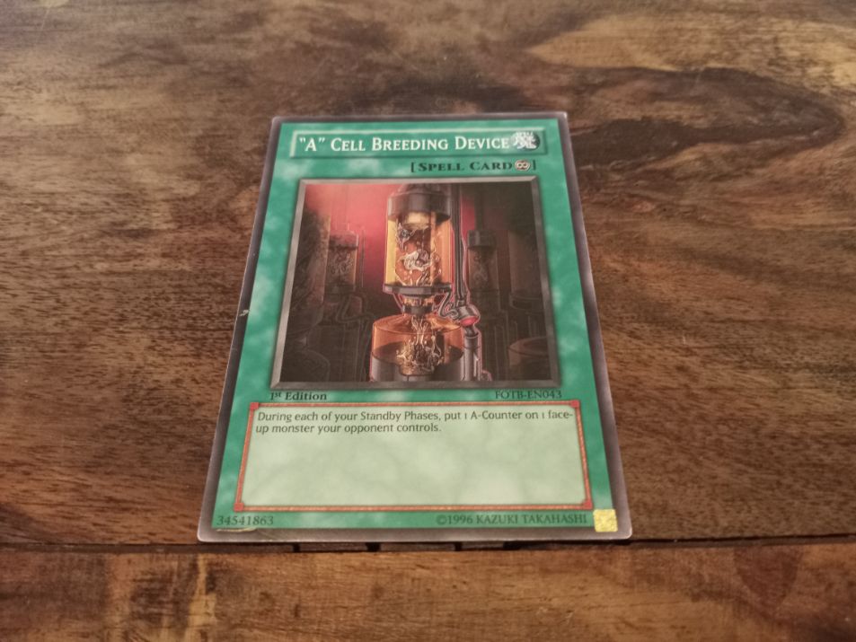 Yu-Gi-Oh! "A" Cell Breeding Device FOTB-EN043