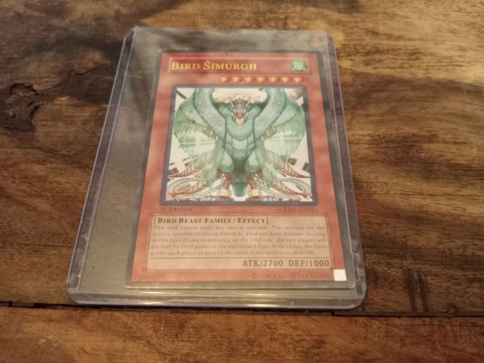 Yu-Gi-Oh! Bird Simurgh SD8-EN001 Holo