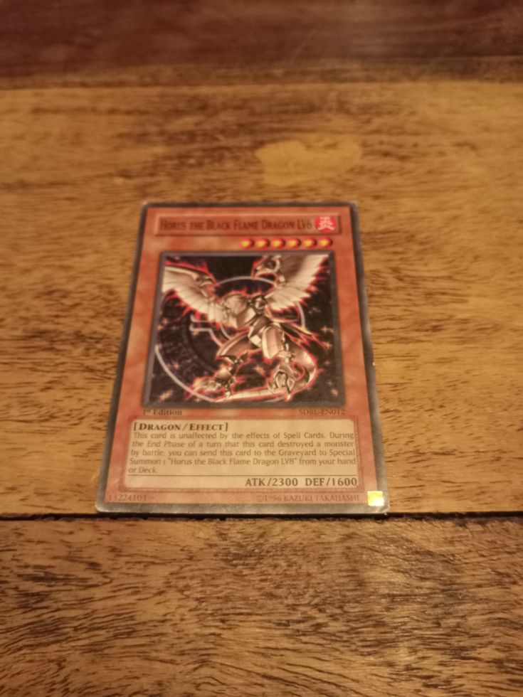 Yu-Gi-Oh! Horus the Black Flame Dragon LV6 SDRL-EN012