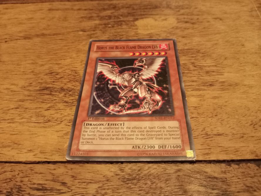 Yu-Gi-Oh! Horus the Black Flame Dragon LV6 SDRL-EN012