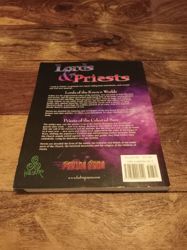 Fading Suns Lords & Priests Holistic Design 2000