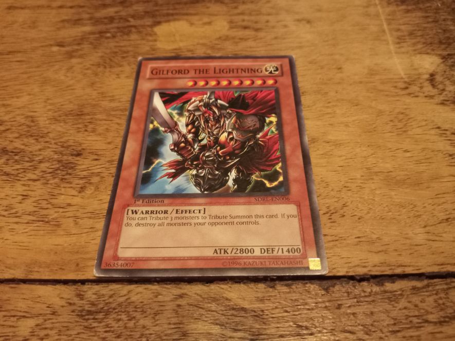 Yu-Gi-Oh! Gilford the Lightning SDRL-EN006