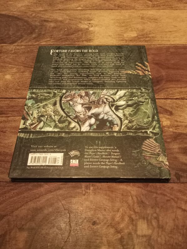 Eberron Explorer's Handbook Dungeons And Dragons Wizards of the Coast 2005