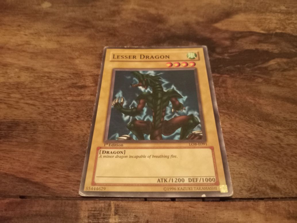 Yu-Gi-Oh! Lesser Dragon LOB-E091