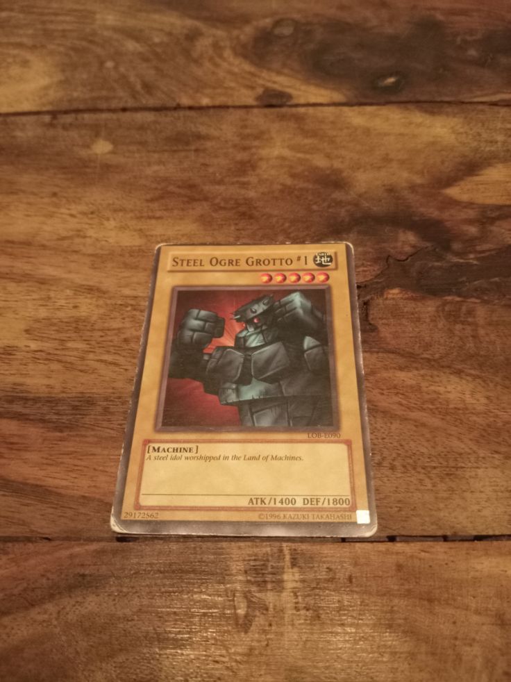 Yu-Gi-Oh! Steel Ogre Grotto #1 LOB-E090 – AllRoleplaying.com