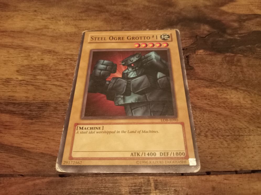 Yu-Gi-Oh! Steel Ogre Grotto #1 LOB-E090