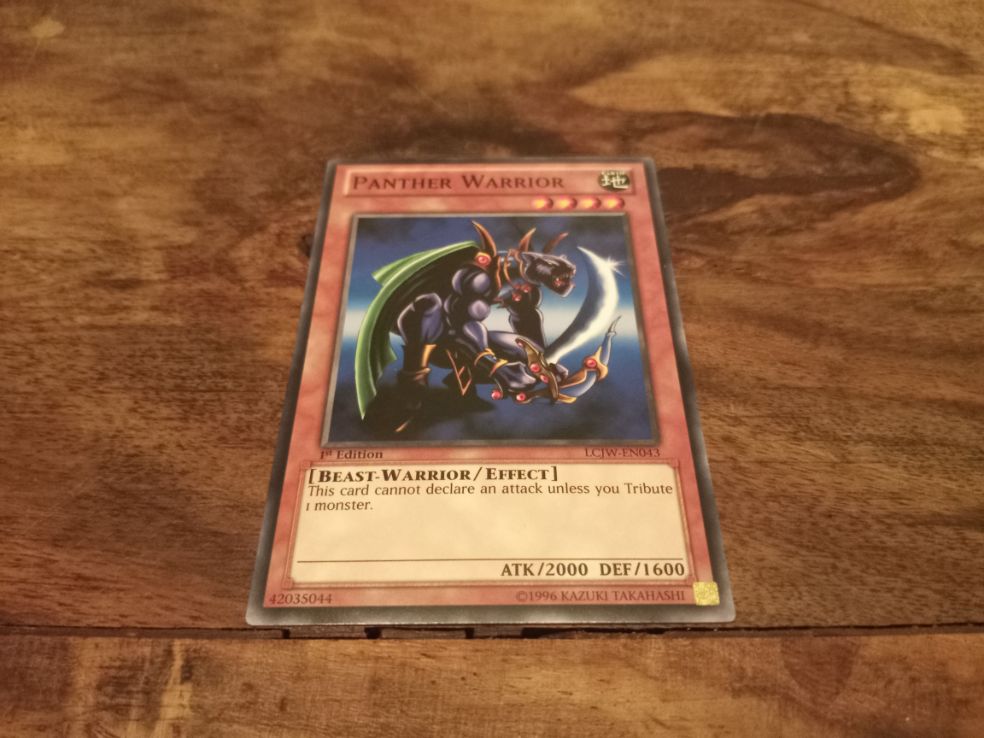 Yu-Gi-Oh! Panther Warrior LCJW-EN043