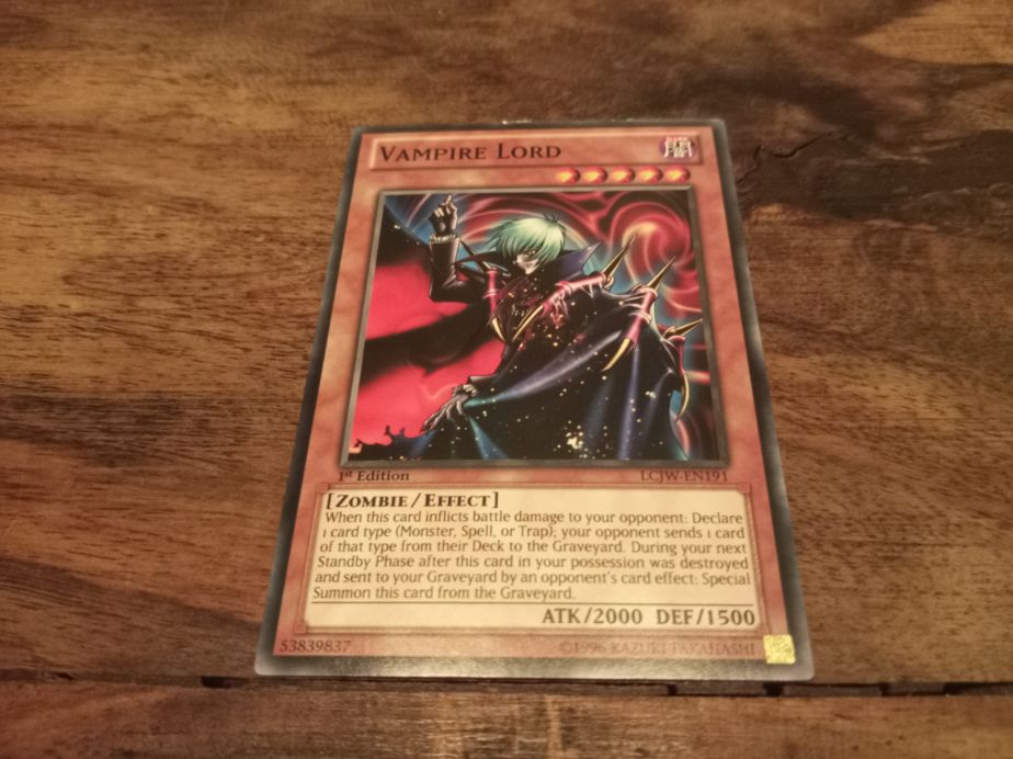 Yu-Gi-Oh! Vampire Lord LCJW-EN191