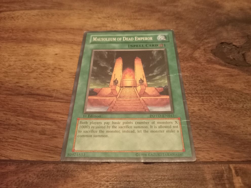 Yu-Gi-Oh! Mausoleum of the Emperor POTD-EN047