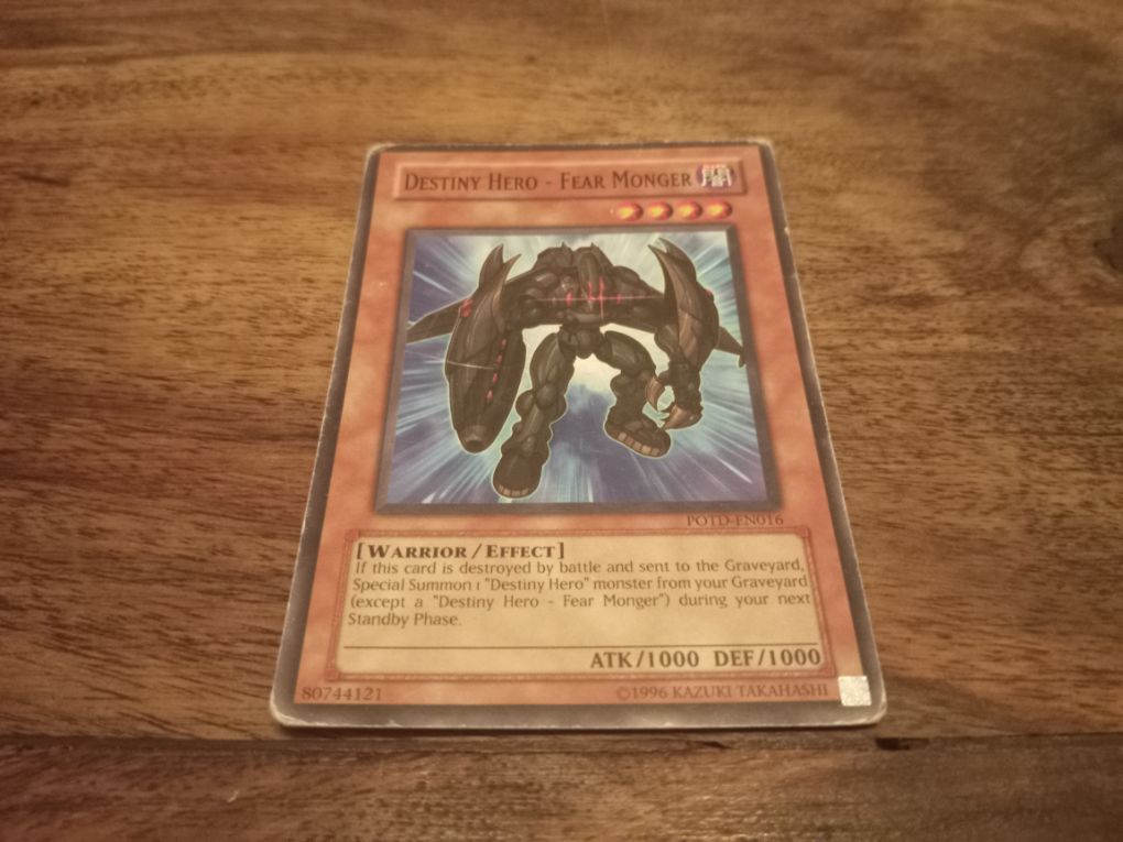 Yu-Gi-Oh! Destiny Hero - Fear Monger POTD-EN016