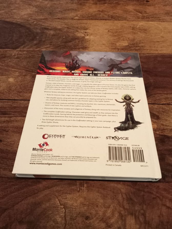 Godforsaken Hardcover Monte Cook Games 2020