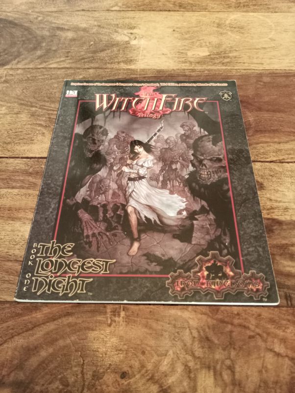 The Longest Night Tha Witchfire Trilogy #1 Iron Kingdoms Privateer Press 2001